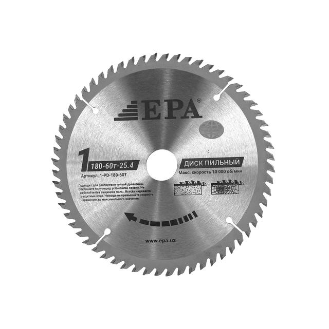 Диск победитовый отрезной EPA   (1PD-18060-25.4,)